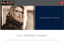 Tablet Screenshot of matcheyewear.com